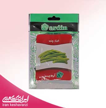 بذر خیار چنبر سبز محصول شرکت آردین در بسته بندی کوچک